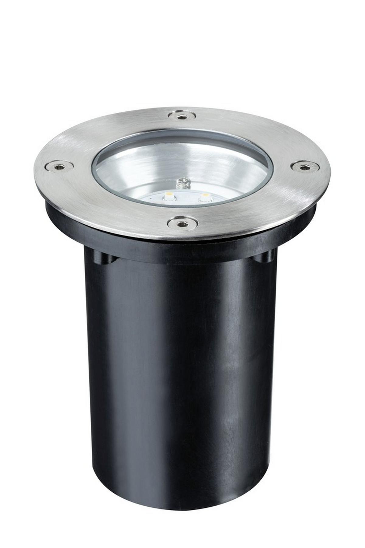 LED-Außenleuchte Floor LED in Edelstahlfarben max. 1,2 W - Edelstahlfarben, Basics, Metall (11cm) - Paulmann