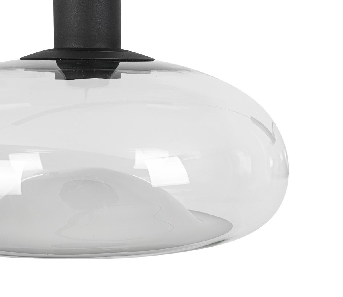 LAMPA WISZĄCA LUNE *DK* - czarny, Design, metal/szkło (135,5/37/183cm) - Dieter Knoll