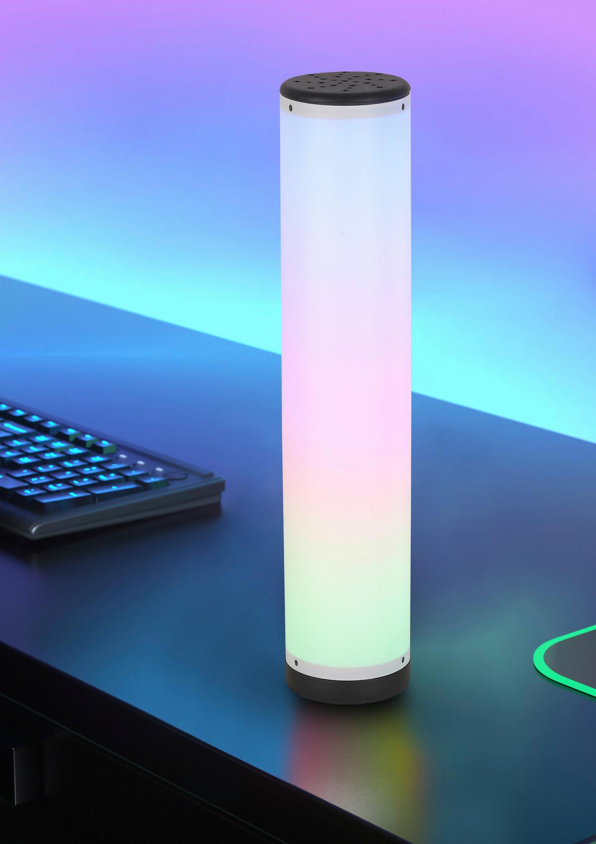 LED-Tischleuchte Nolam max. 2,5 Watt - Weiss/Schwarz, Modern, Kunststoff (6,4/31cm) - Modern Living