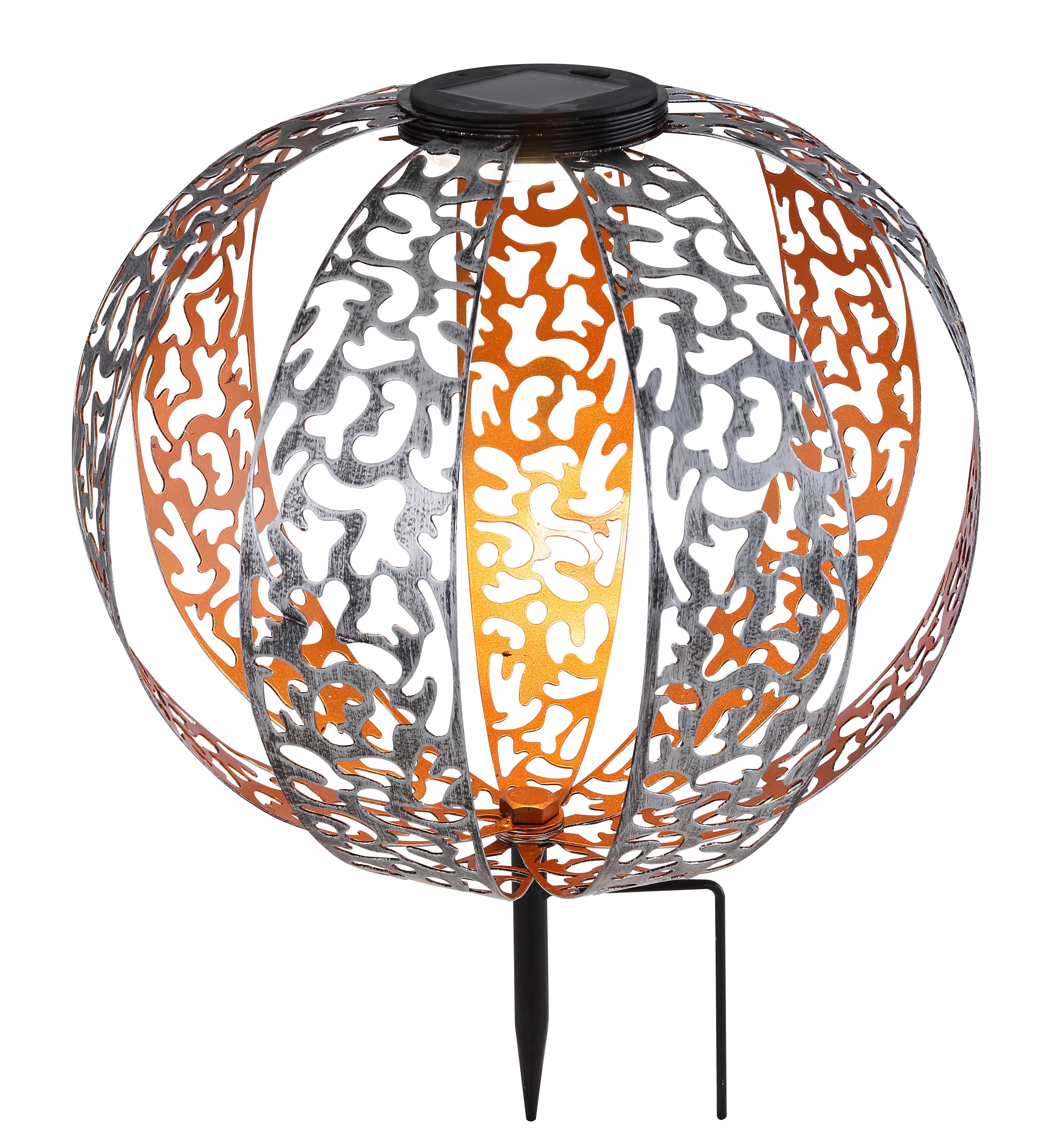 Solarna Svetilka Solar, S Sijalko - zlate barve/srebrne barve, Design, kovina (30/41,0cm) - Globo