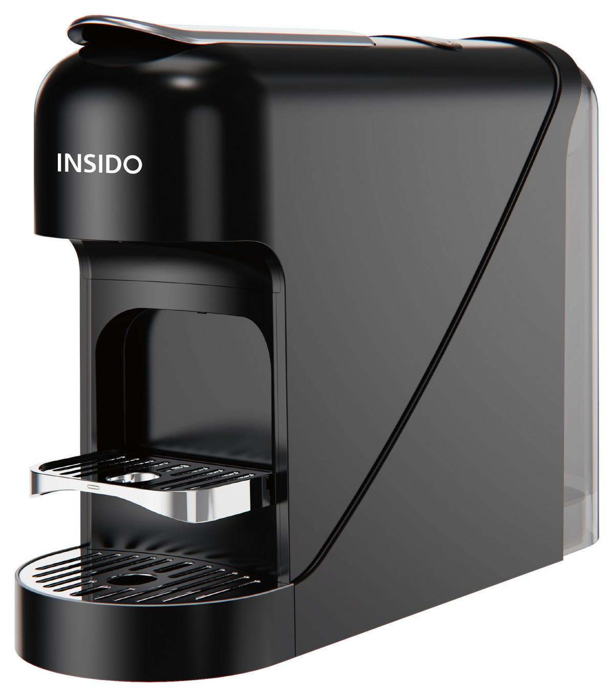 Kapselmaschine Jiom in Schwarz - Schwarz, KONVENTIONELL, Kunststoff/Metall (35/11,2/24,1cm) - Insido