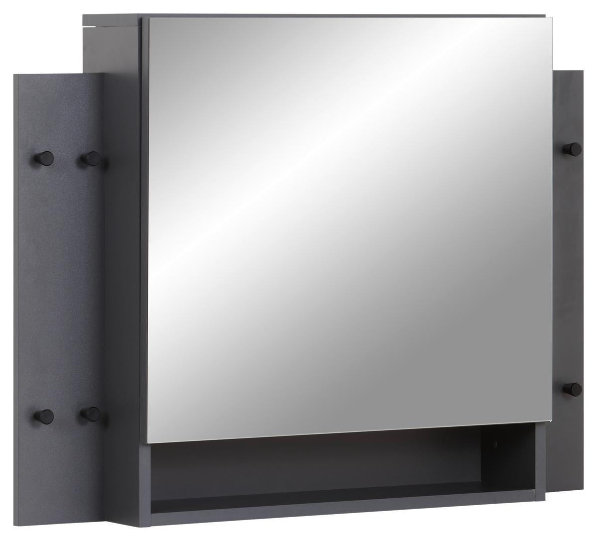 Nastavak Za Stol Sandy - antracit, Moderno, staklo/drvni materijal (60/64/17,5cm) - Modern Living