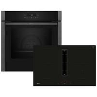 Backofenset 3MIOSH80V Graphitfarben - Graphitfarben, MODERN, Glas/Metall (59,4/59,5/54,8cm) - Neff