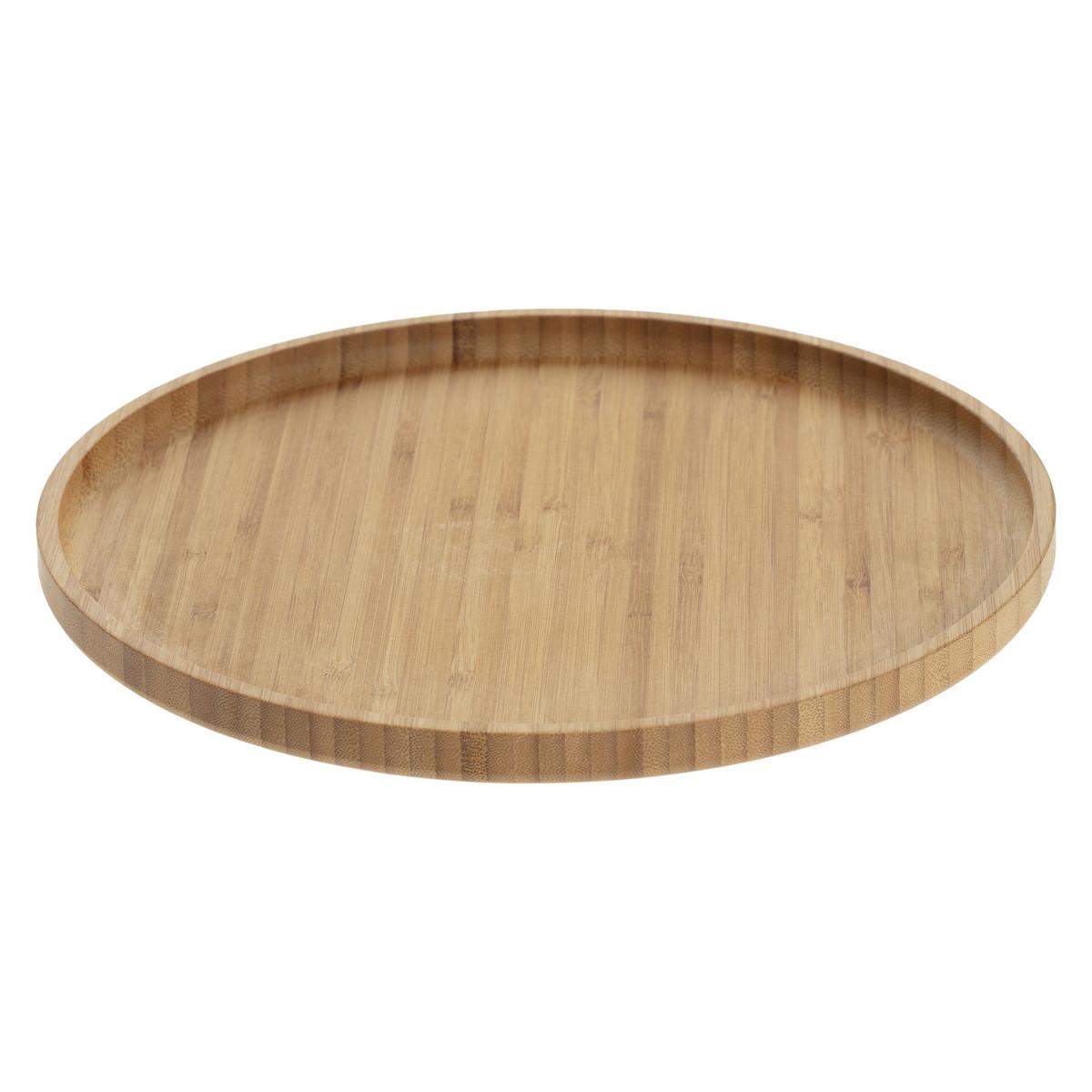 Poslužavnik 25,5cm Dias - tamnobraon, Osnovno, drvo (26,5cm)