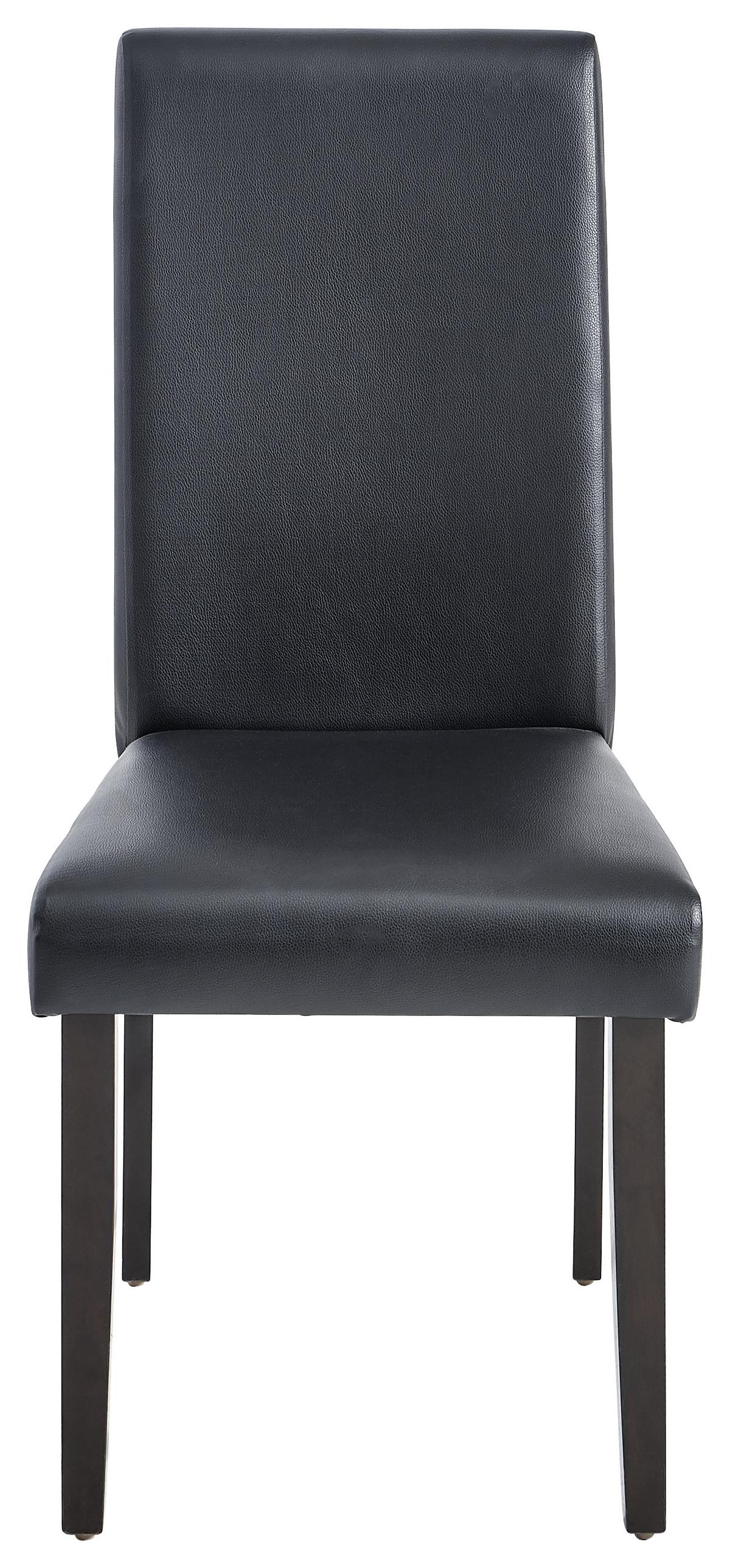 ZESTAW KRZESEŁ PAUL - czarny/ciemnobrązowy, Design, drewno/tkanina (46/95/56,5cm) - Livetastic