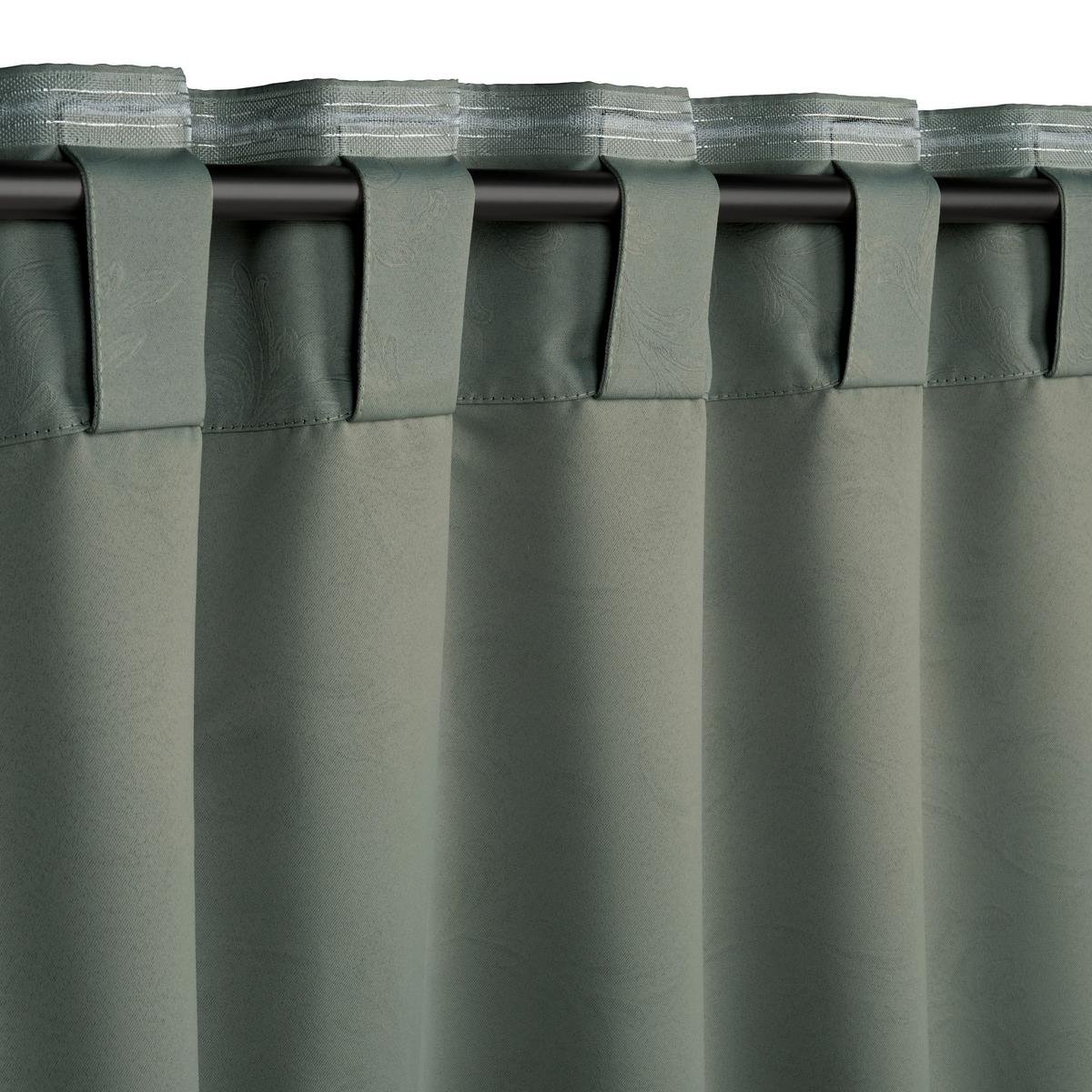 Zatemnitvena Zavesa Alva - zelena, Moderno, tekstil (140/245cm) - Premium Living