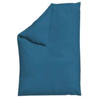 Bettdeckenbezug Woven Satin Blaugrau ca. 135-140x200cm - Blaugrau, Basics, Textil (135-140/200cm) - Schlafgut