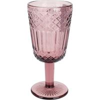 Pahar pentru vin Carol cca. 350 ml - roz deschis, Basics, sticlă (8/17,3cm)