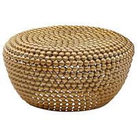 Klubska Miza Wl6.456 - zlate barve, Moderno, kovina (60/60/30cm) - MID.YOU