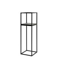 Blumenständer Schwarz - Schwarz, Basics, Metall (19/62/19cm)