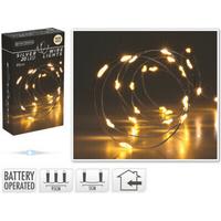 LED Fényfüzér 20db LED - műanyag (95cm)