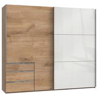 Ormar S Kliznim Vratima Level 36c - bijela/boje hrasta, Moderno, drvni materijal (250/216/65cm) - Modern Living