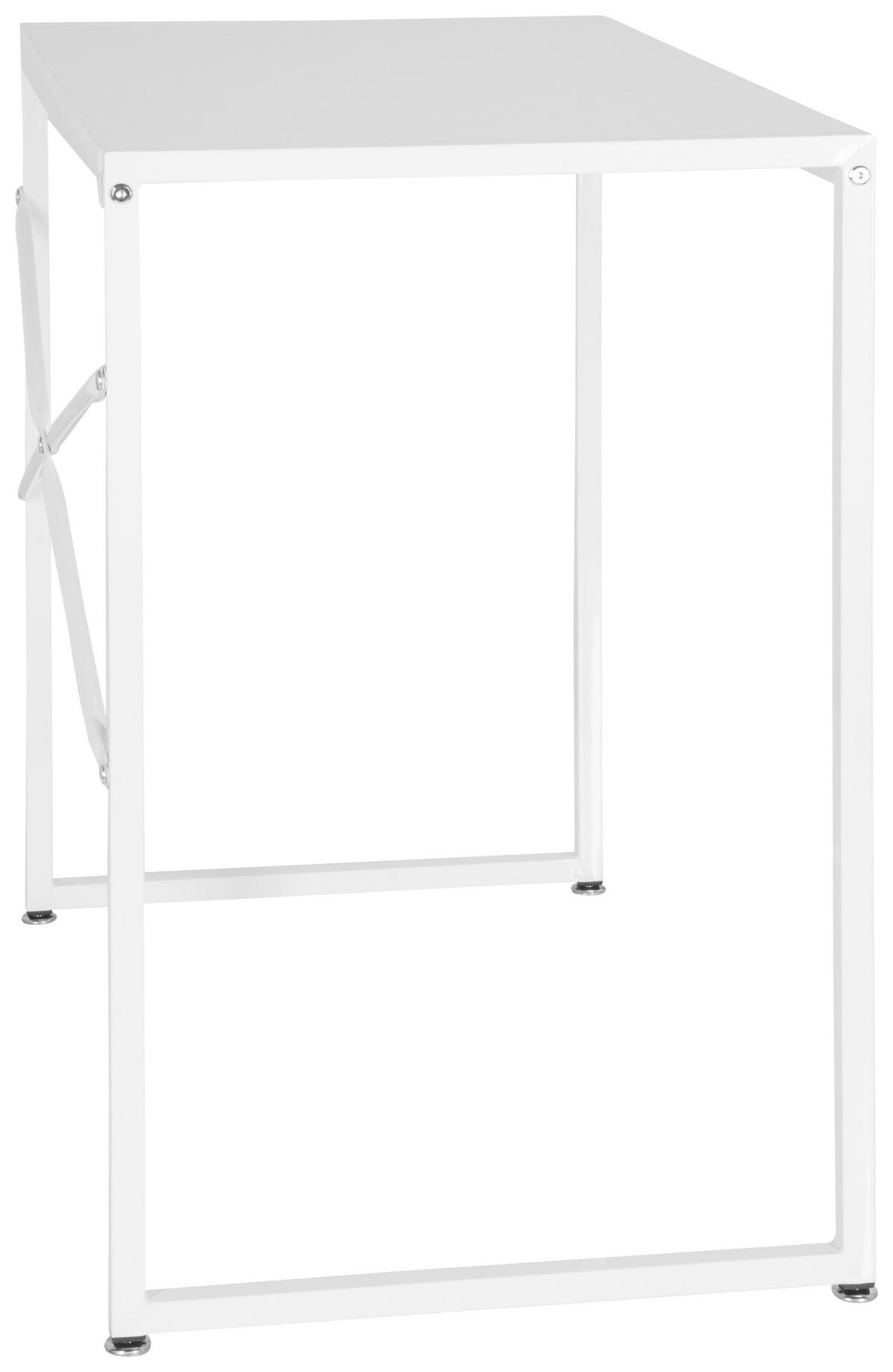Pisalna Miza Easy Up I, Bela - bela, Moderno, kovina/leseni material (78/46/76cm) - MID.YOU