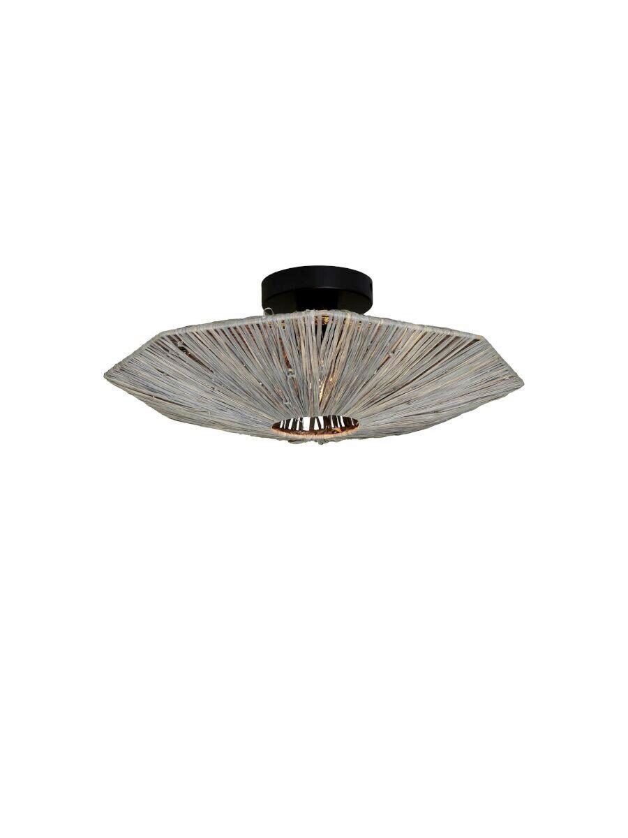 Mennyezeti Lámpa Panc011dg - sötétszürke, Modern, természetes anyagok (65cm) - Good & Mojo