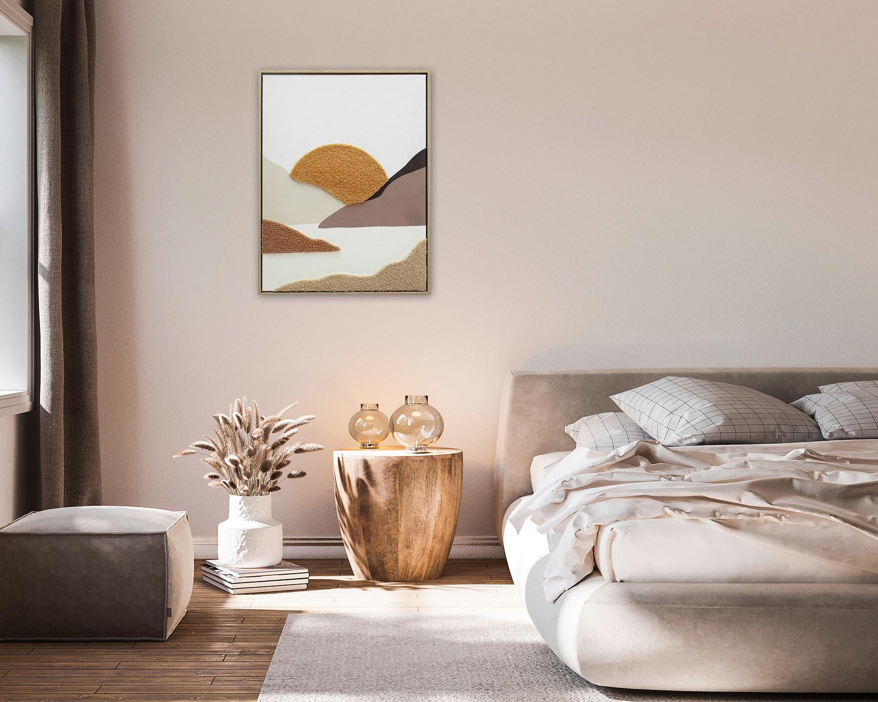 Keilrahmenbild Mike in Multicolor ca. 45x60x2,3cm - Beige/Schwarz, MODERN, Holzwerkstoff/Kunststoff (45/60/2,3cm) - Mömax