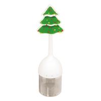Strecurătoare pentru ceai Xmas - verde/roșu, Konventionell, plastic/metal (4/15,7cm)
