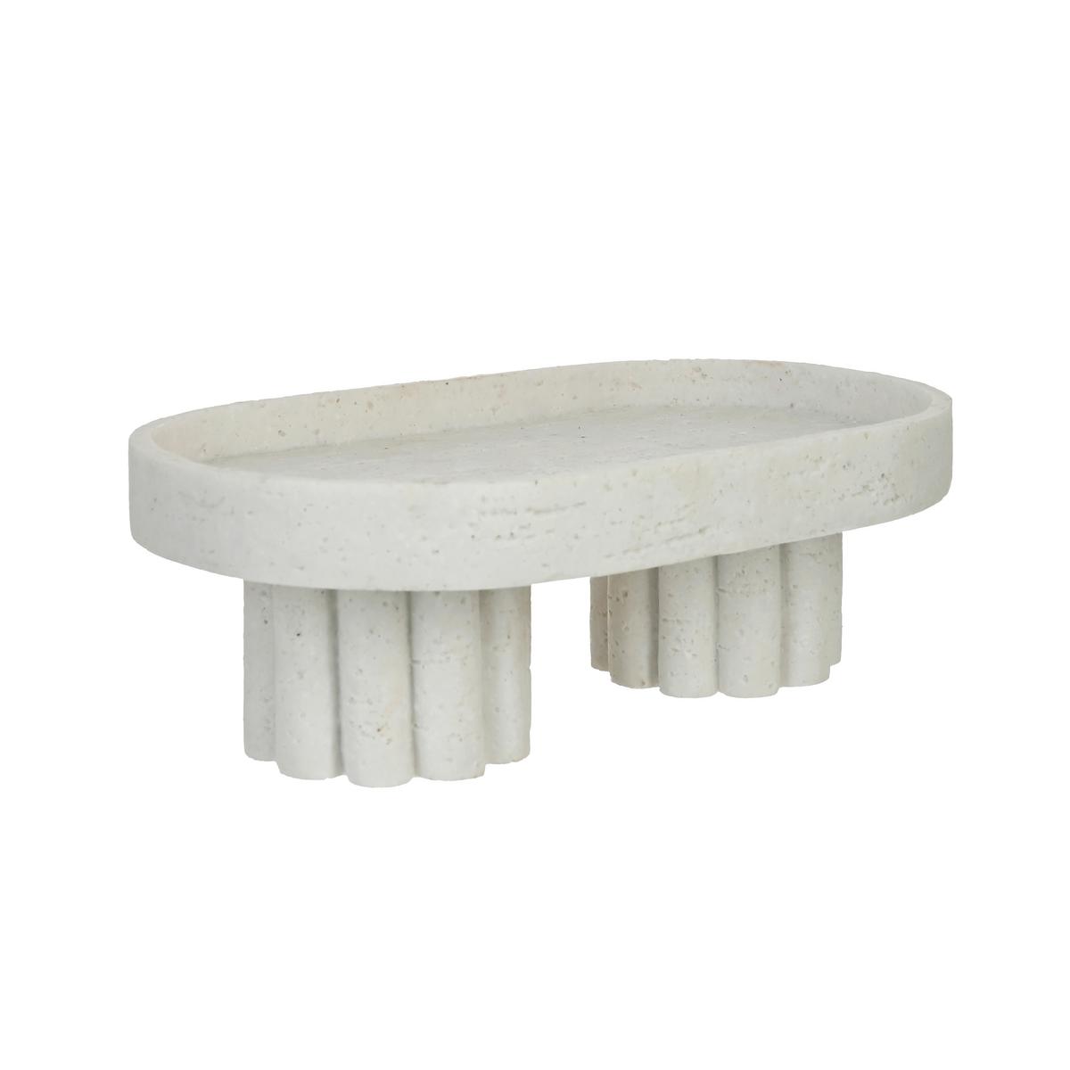 Kerzenhalter Gerry Weiß - Weiß, Basics, Kunststoff (23,3/8,2/15cm) - Mömax