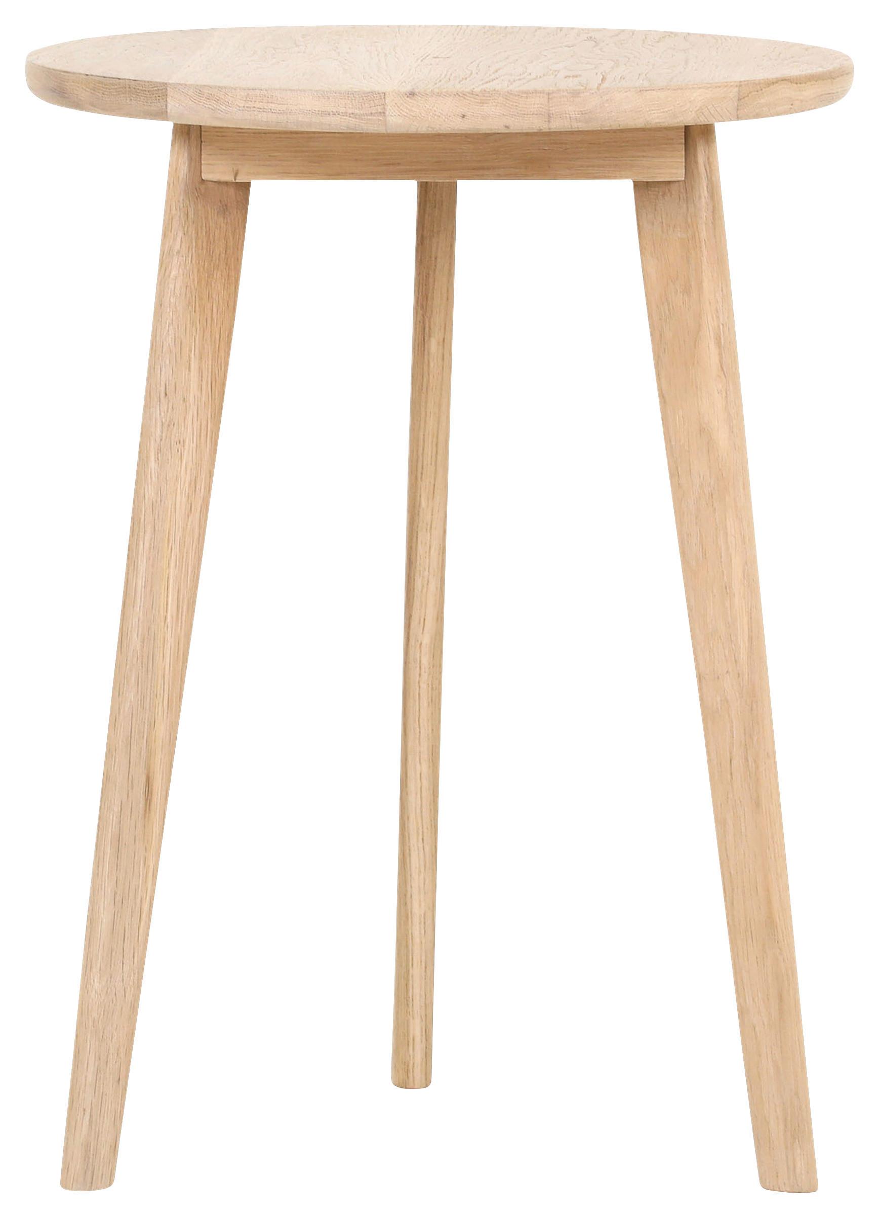 STOLIK BOCZNY ALCOBA - kolor dębowy, Natur, drewno (45/45/60cm) - Landscape