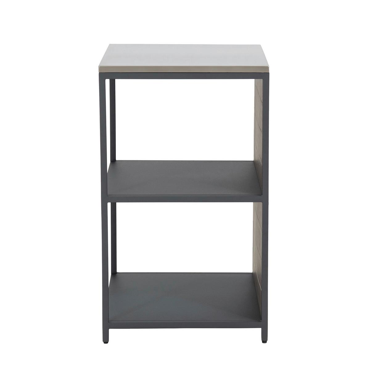 Outdoorküche Küchenregal Mambo Braun/Schwarz - Schwarz/Braun, Basics, Metall (63,5/91,5/54cm) - Modante
