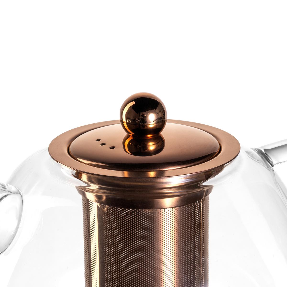 IMBRYK DO HERBATY 077384 - przejrzysty, Design, szkło (19/15,5/17,3cm) - Leonardo