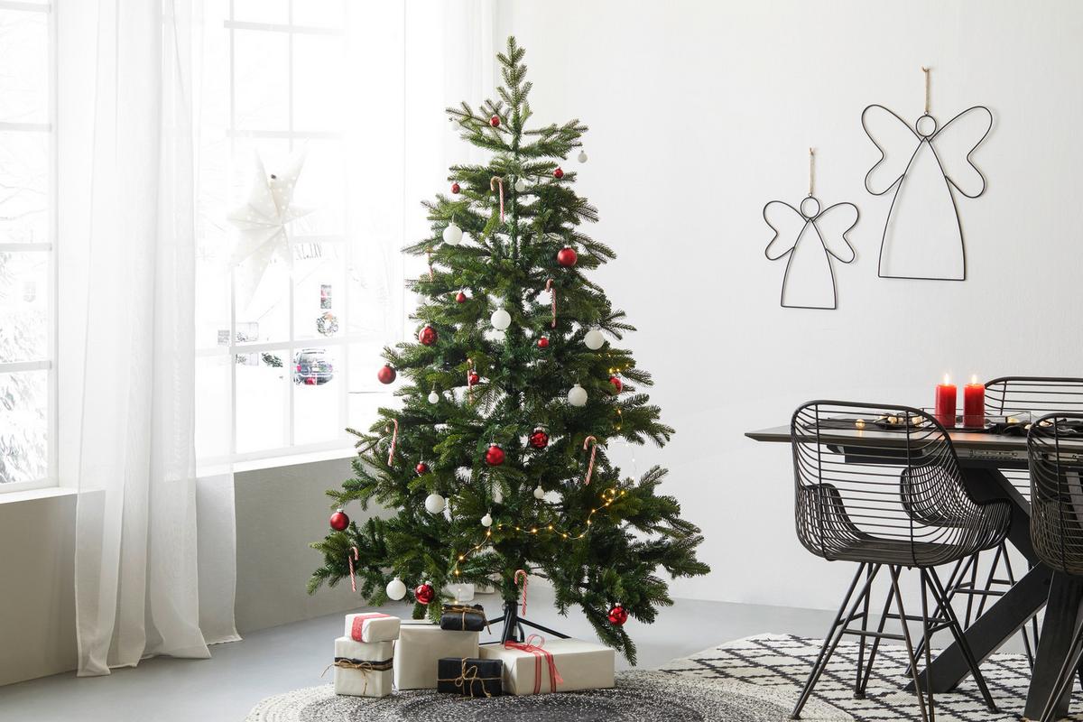 Weihnachtsbaum Brampton Grün - Basics, Kunststoff (127/185cm)