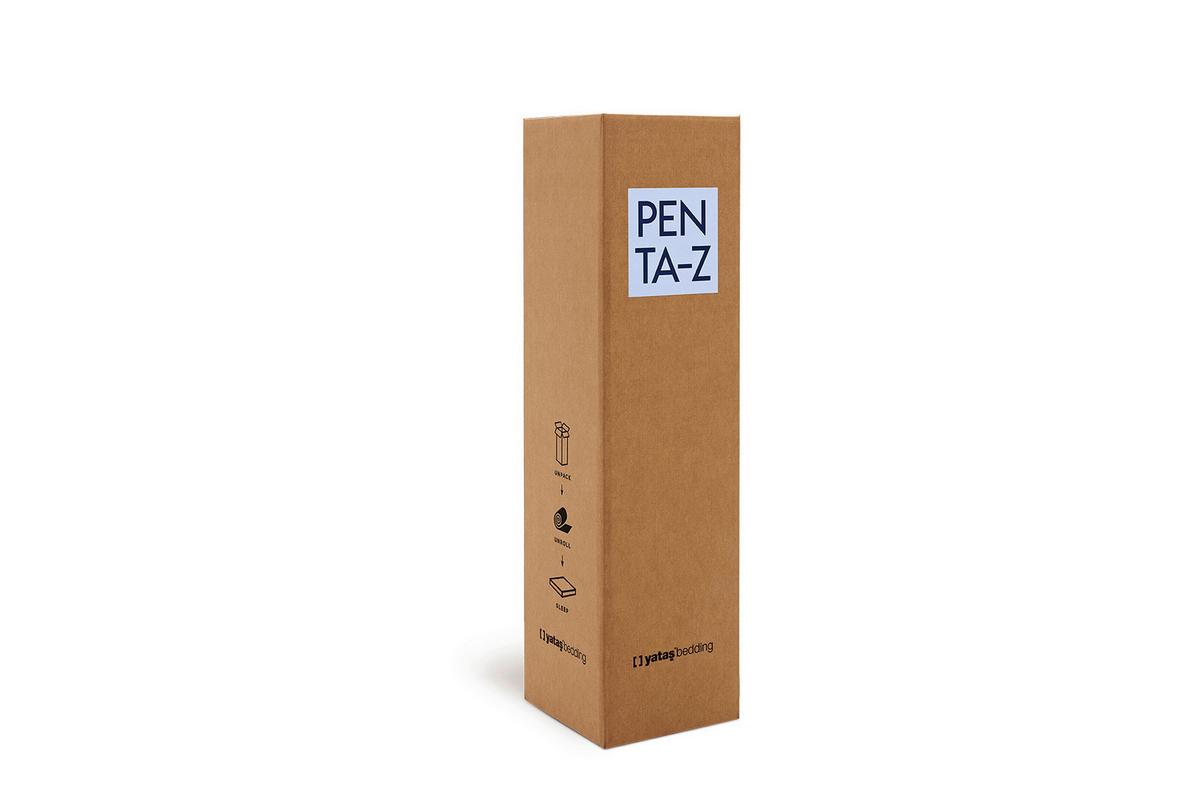 Taschenfederkernmatratze Penta-Z ca. 100x200 cm - Weiß, Basics, Textil (100/200cm) - Yatas
