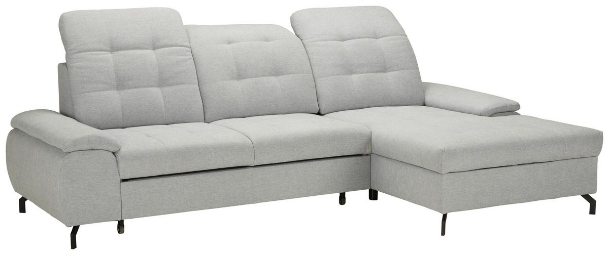 Sarokkanapé Como Mini - szürke, Modern (263/106/167cm) - Mömax