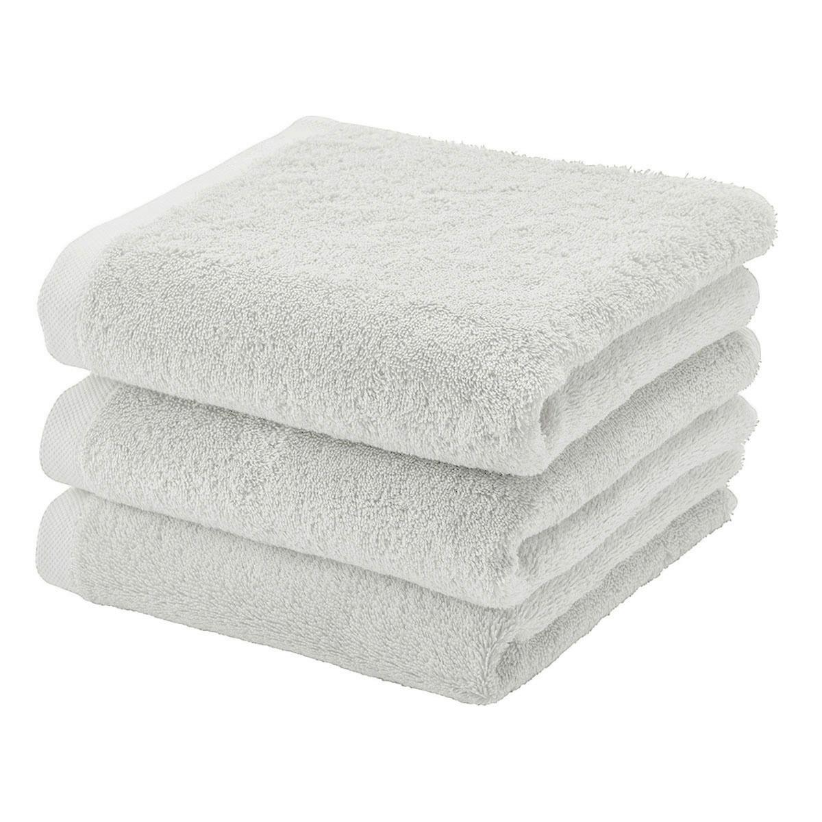 RĘCZNIK LONDON - jasnoszary, Basics, tkanina (55/100cm) - Aquanova