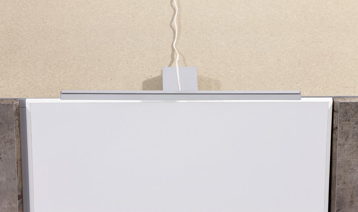 Beépíthető Lámpa LED 2db Stella - króm, Modern, műanyag/fém (33,5/3,2/16,1cm)