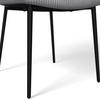 STOL ELIA - grå/svart, Modern, metall/trä (56/85/47cm) - Bessagi Home