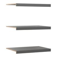Einlegebodenset Zubehör in Grau, 3 Stk. - Grau, Konventionell, Holzwerkstoff (70,5/1,6/45cm) - Mömax