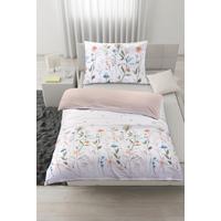 Posteljina Anne 140x200cm 60x80cm - bijela/bakrenaste boje, Konvencionalno, tekstil (140/200cm) - Mömax