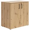 Komoda Multi - hrast Artisan/crna, Moderno, drvni materijal/plastika (80/83/52cm) - Modern Living