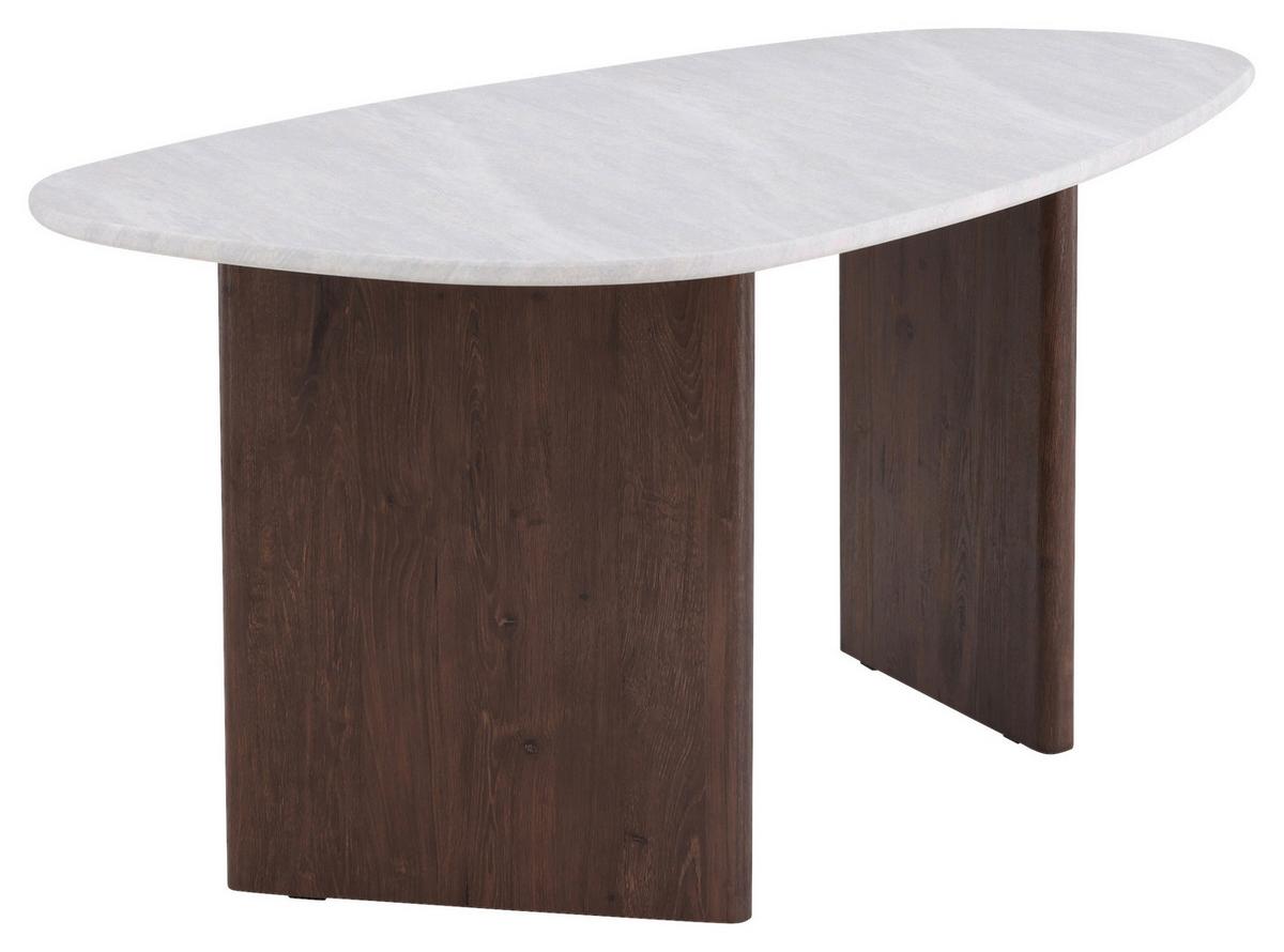 ESSTISCH GRÖNVIK - Hellgrau/Mokka, Design, Holzwerkstoff (180/90/75cm) - Livetastic