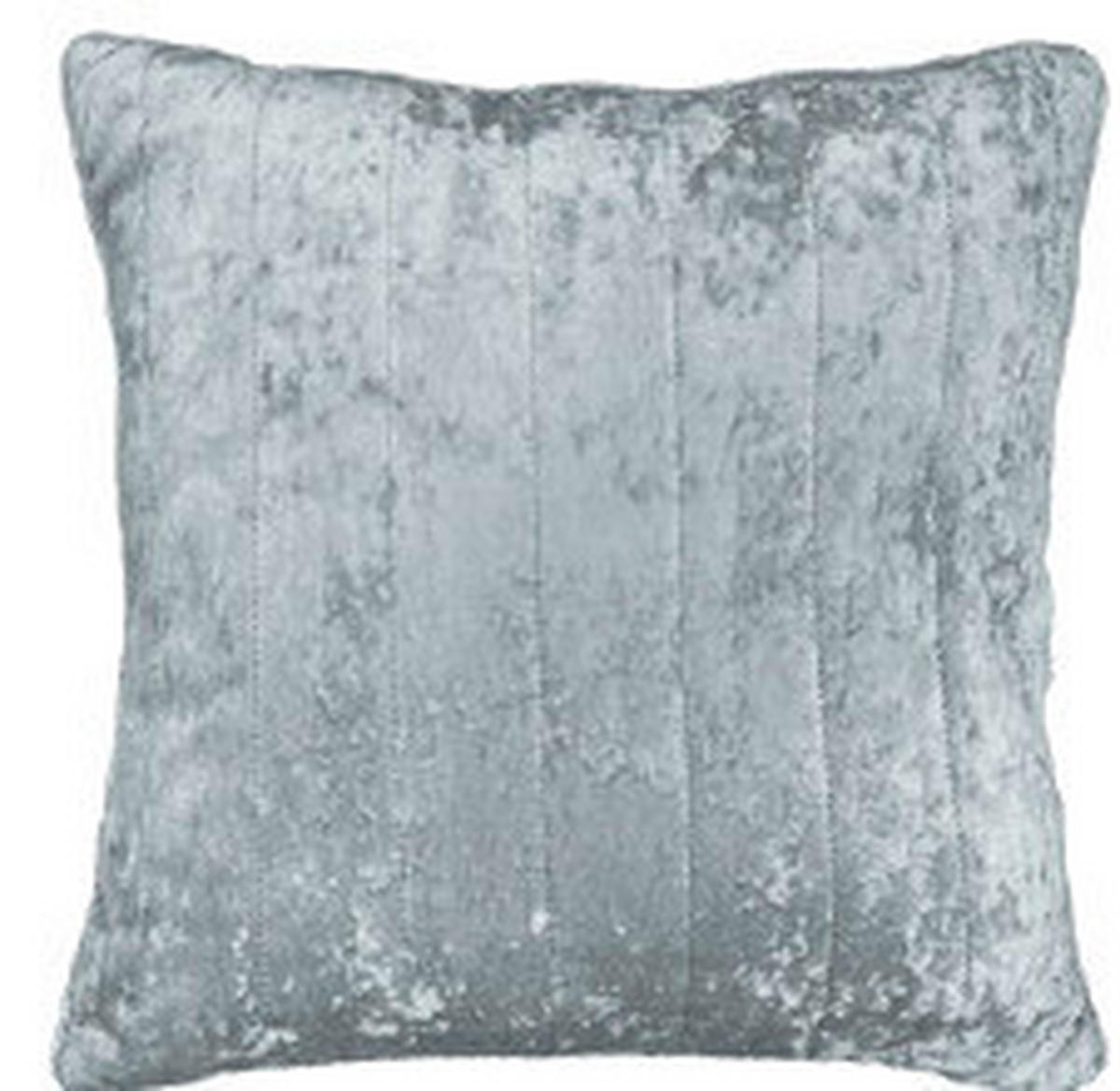 ZIERKISSEN GLORIA - Blaugrau (45/45cm) - Mömax