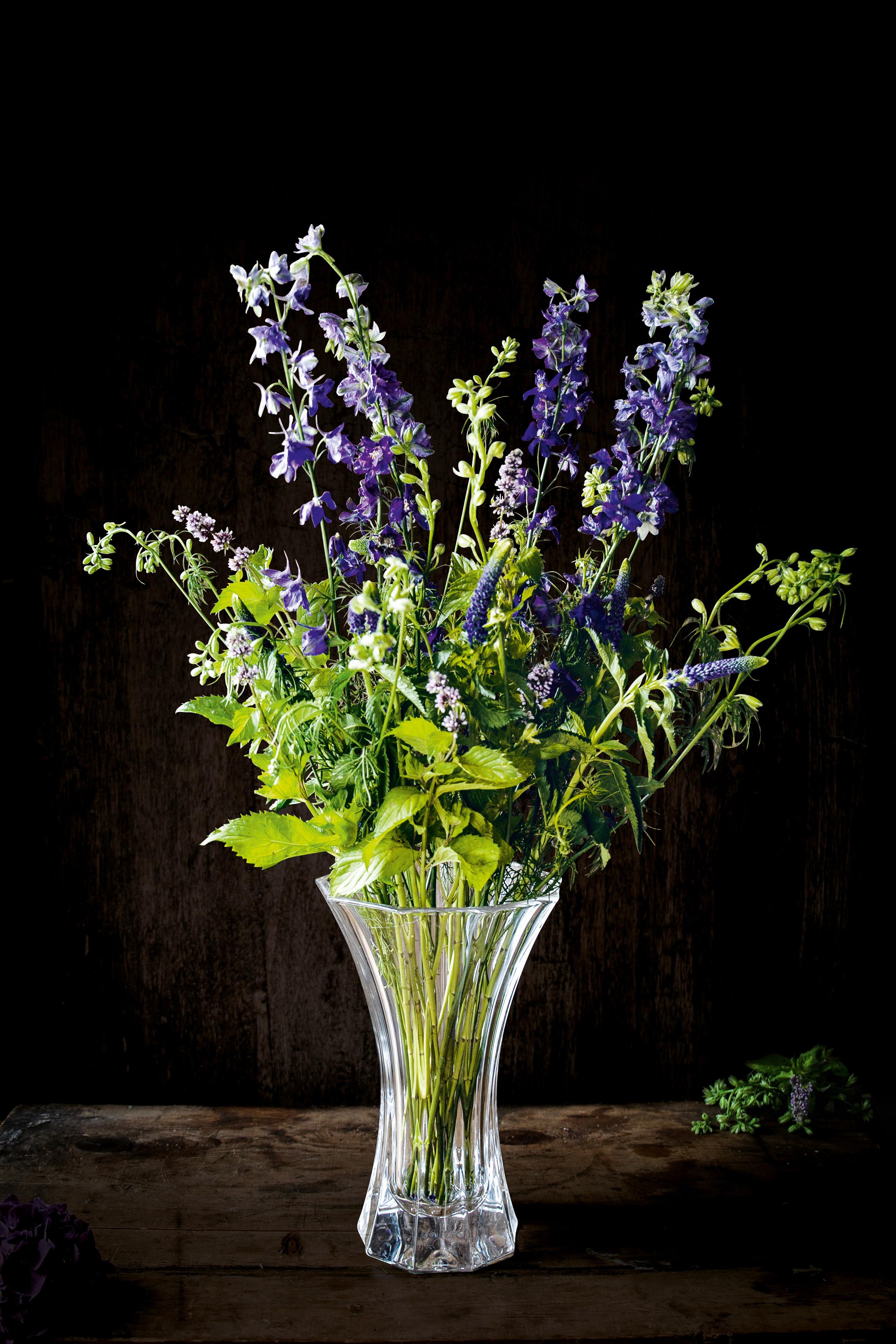 Vase Saphir aus Glas - Klar, MODERN, Glas (20,1/30,0/20,1cm) - Nachtmann