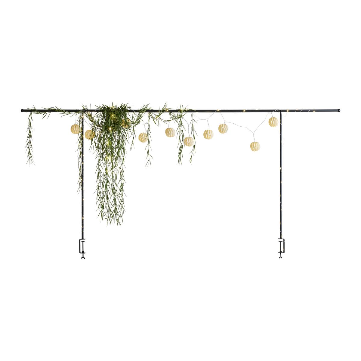 Postolje Za Dekoraciju Stola Rack - crna, Moderno, metal (90/140cm) - Modern Living