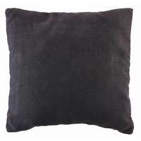 Sofakissen 38x38cm Schwarz - Schwarz, Konventionell, Textil (38/38cm) - Premium Living
