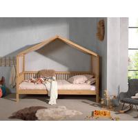 Hausbett FORREST Naturfarben ca.90x200cm Echtholz Eiche - Eichefarben/Naturfarben, MODERN, Holz (90/200cm) - Vipack