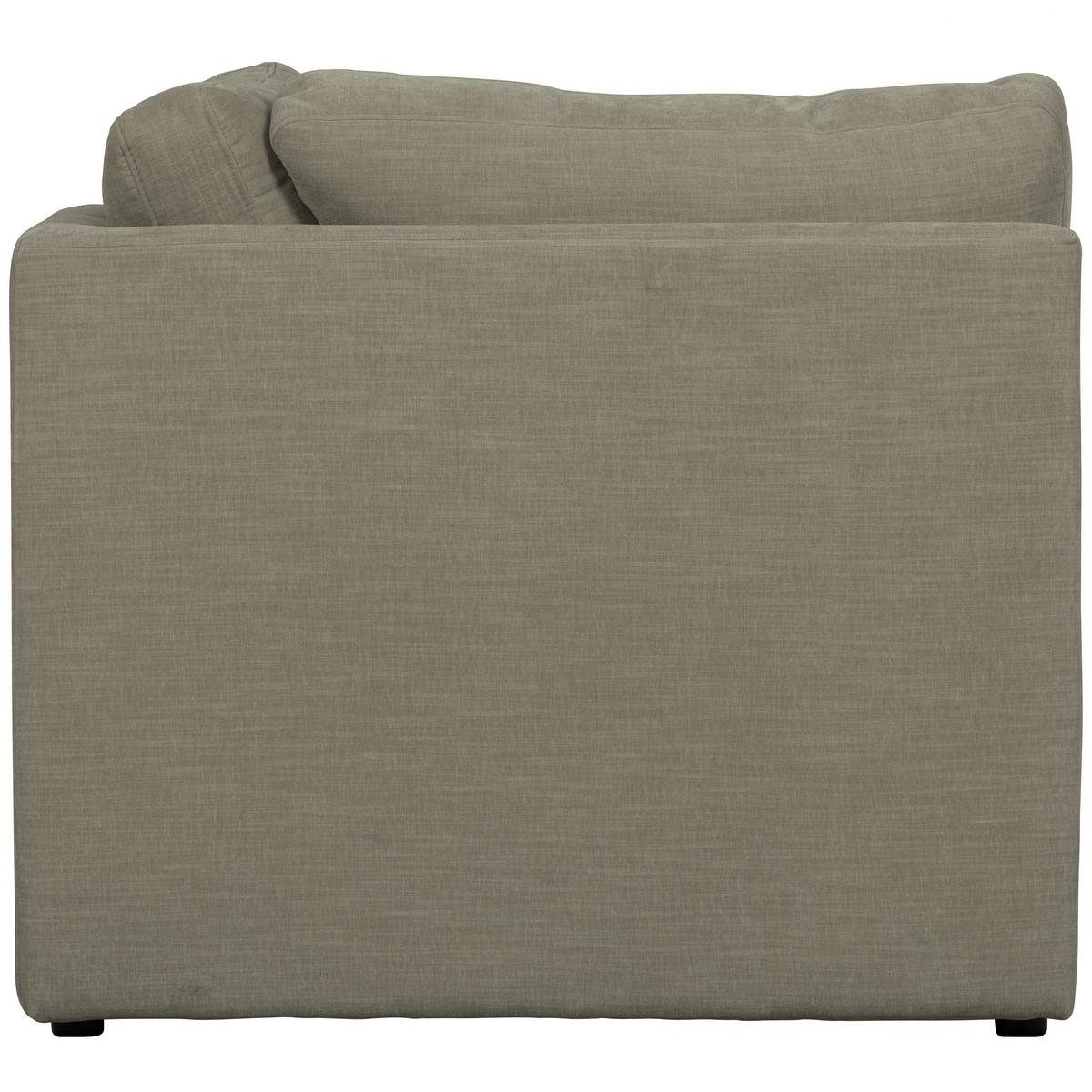 Sofaelement Family Grau B: 96cm - Schwarz/Grau, Design, Kunststoff/Textil (96/85/96cm) - Livetastic