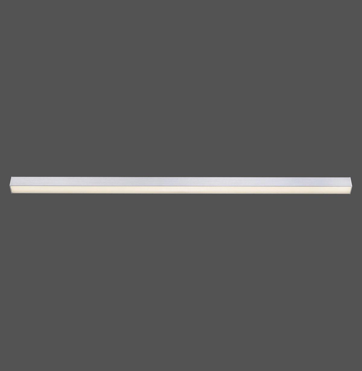 LAMPA SUFITOWA LED 6021-95 PURE-LINES - kolor aluminiowy, Design, tworzywo sztuczne/metal (110/3,8/3,9cm) - Neuhaus PURE