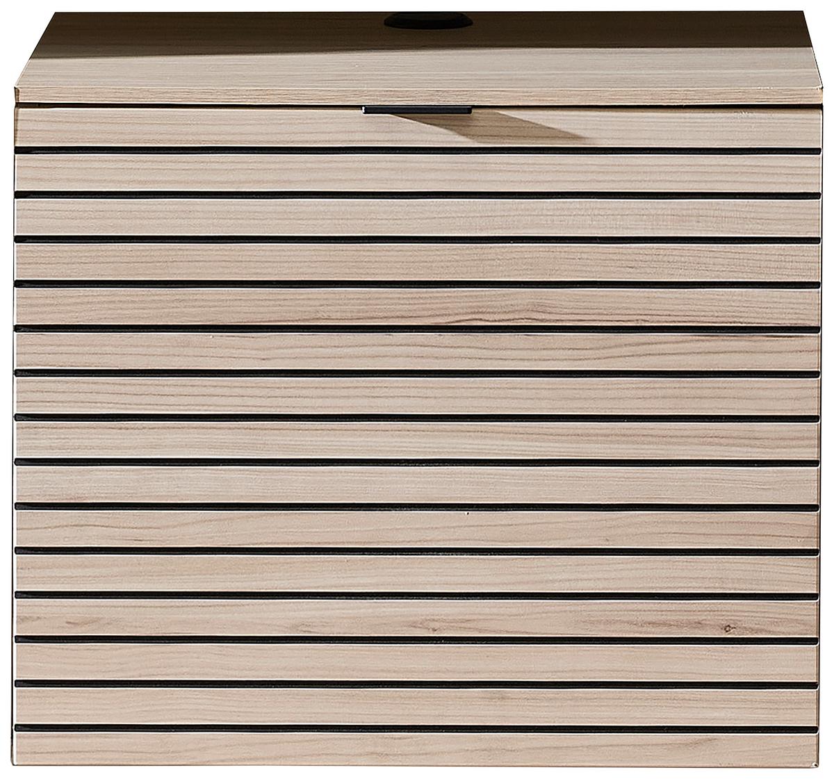 TV-Element Memphis Eichefarben/Kaschmir - Kaschmir/Eichefarben, MODERN, Holzwerkstoff/Metall (60/51/44cm) - Premium Living