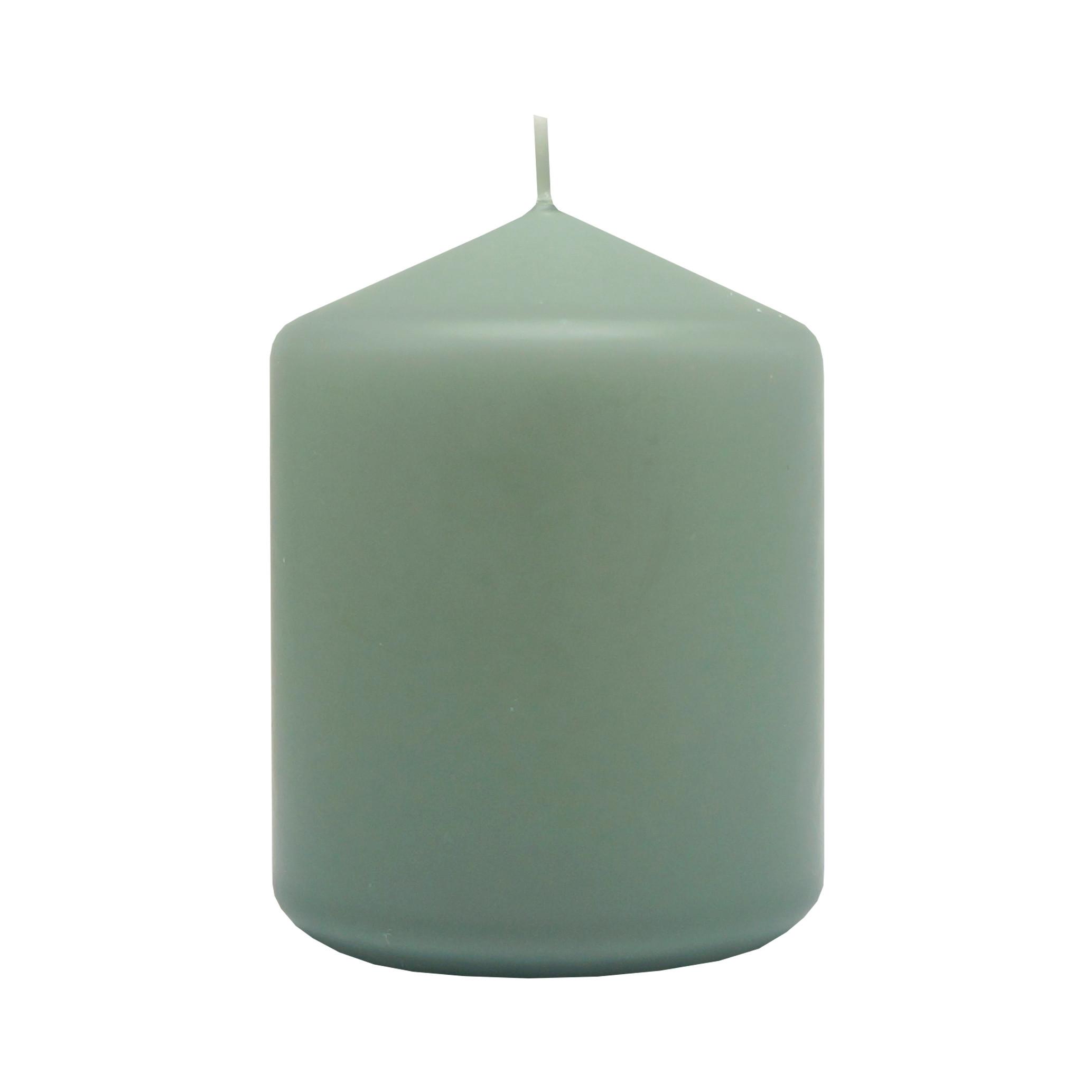 Stumpenkerze Liona Salbeigrün - Salbeigrün (6,8/9cm) - Mömax