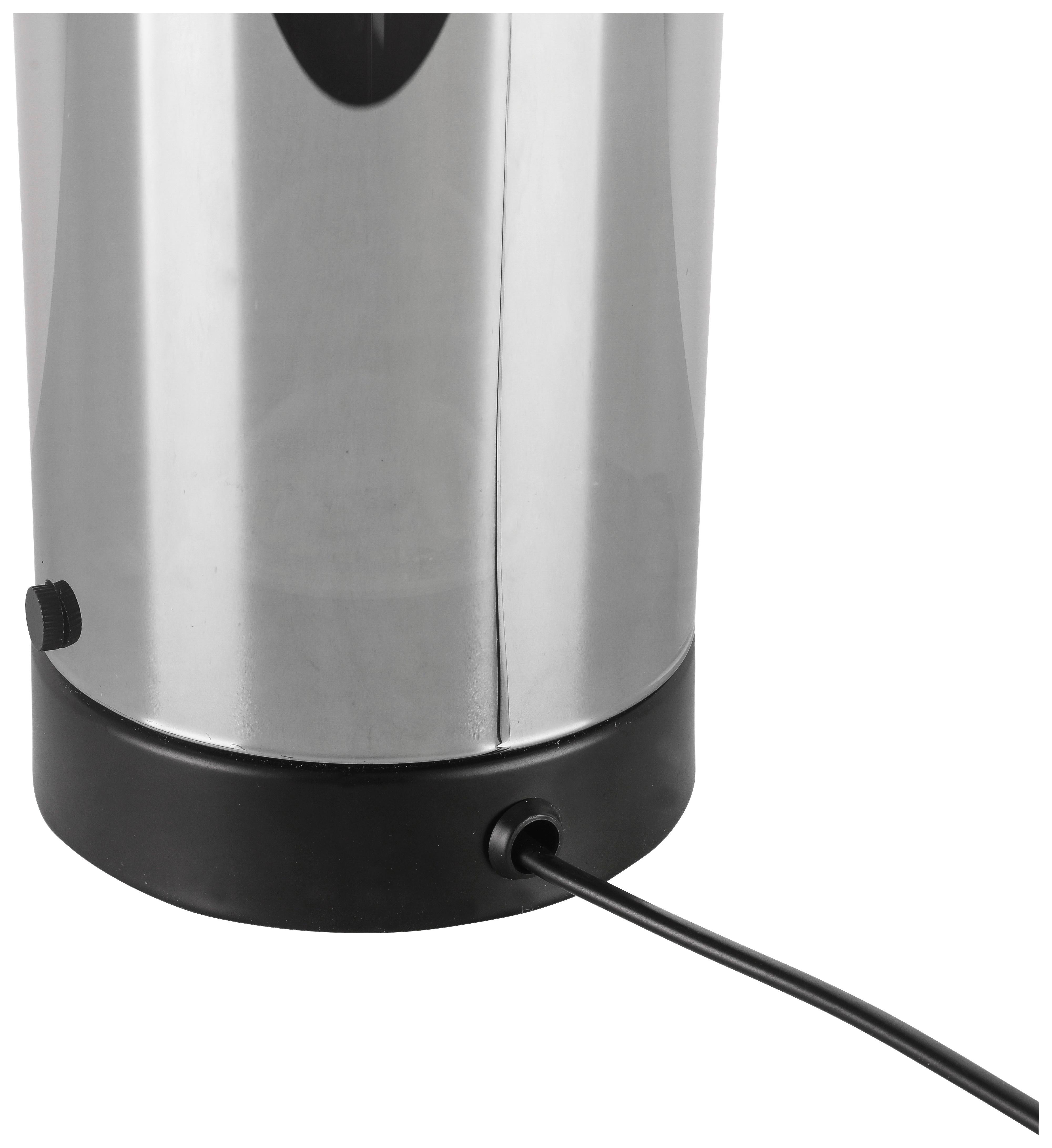 LED-BORDSLAMPA BLOH - kromfärg/svart, Modern, metall/glas (10/20cm) - Mömax