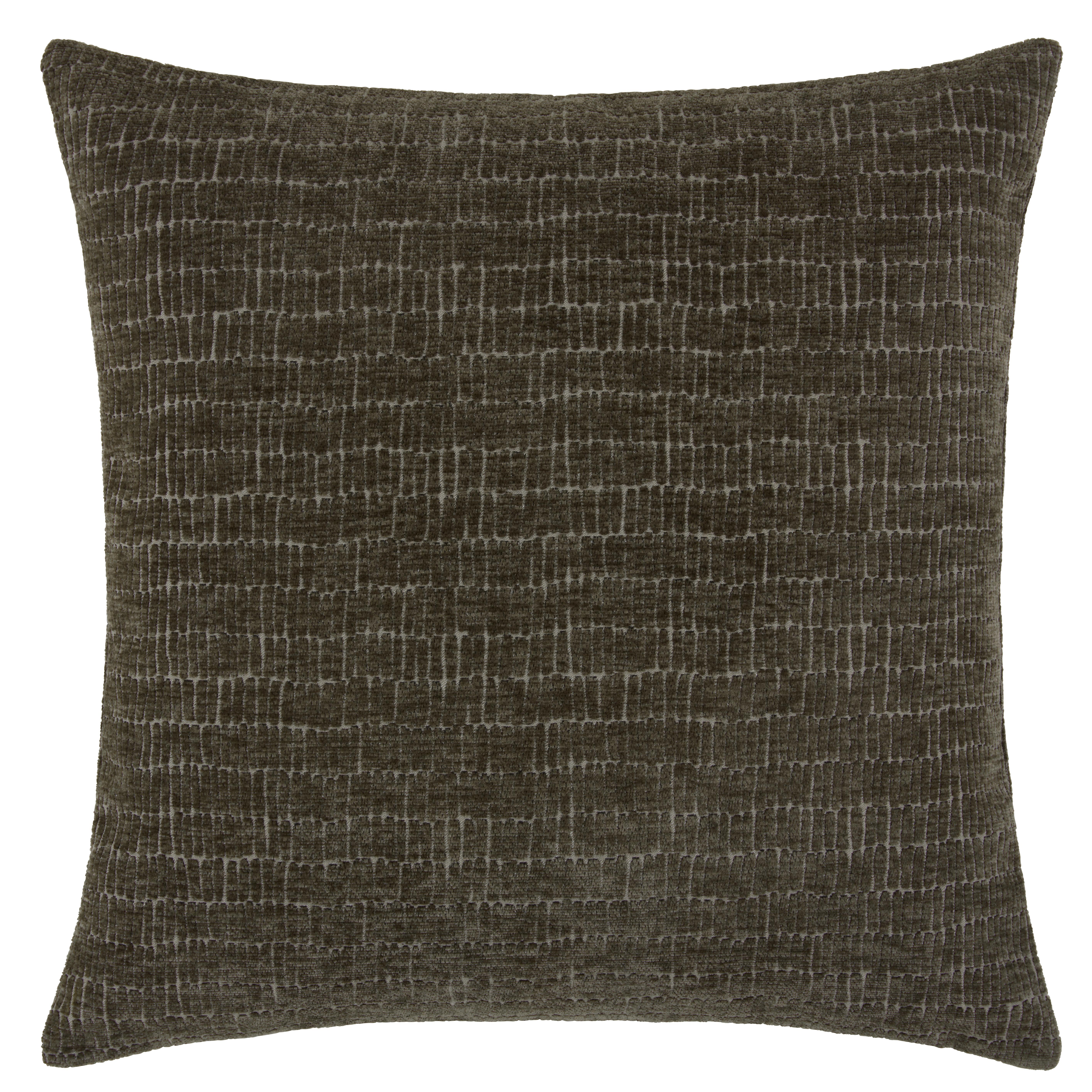 Kissenhülle Pia in Anthrazit ca. 50x50cm - Anthrazit, Basics, Textil (50/50cm) - Premium Living