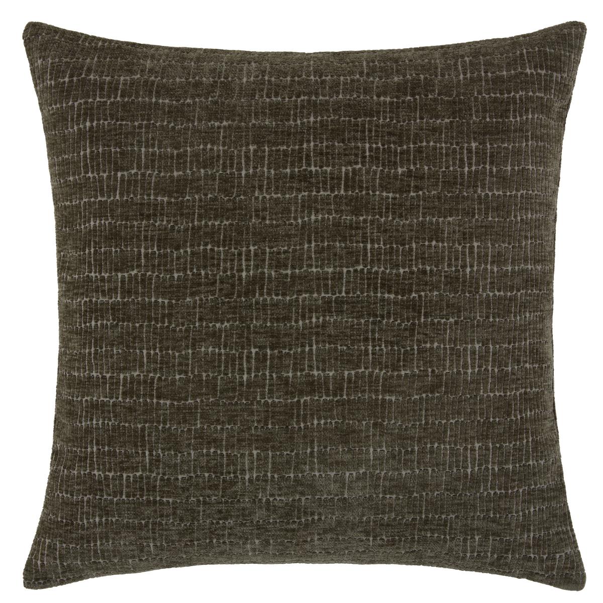 Kissenhülle Pia in Anthrazit ca. 50x50cm - Anthrazit, Basics, Textil (50/50cm) - Premium Living