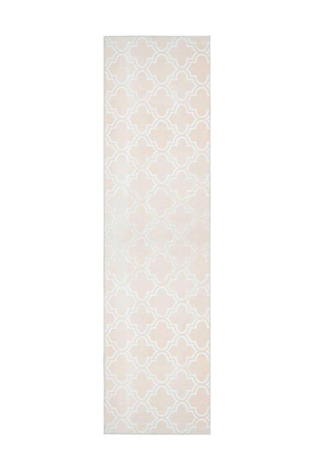Flachwebeteppich Monroe 100 Creme - Creme, Konventionell, Textil (80/150cm) - Kayoom