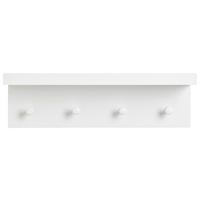Zidna Vješalica Benny - bijela, Moderno, drvni materijal (40/12/10cm) - Modern Living