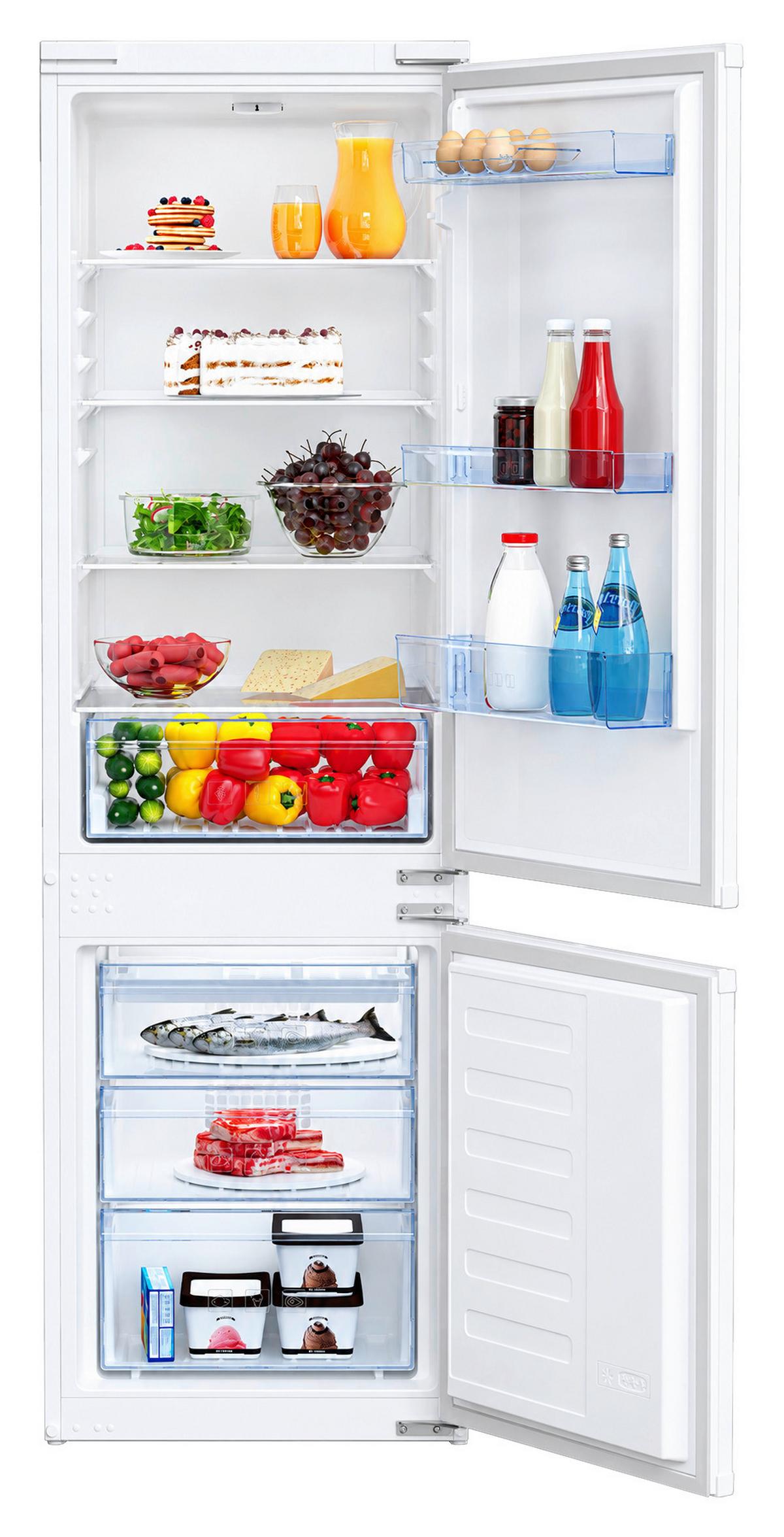 Kühl-Gefrier-Kombination BCSA285K4SN Weiß - Weiß, MODERN, Metall (54/177,5/54,5cm) - Beko