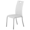Stol Mandy - bela/krom, Konvencionalno, kovina/tekstil (42/96/60cm) - Mömax modern living Stol Mandy - bela/krom, Konvencionalno, kovina/tekstil (42/96/60cm) - Mömax modern living